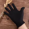 グローブ12ペア黒い白い綿の手袋男性女性は手袋手袋をはめて宝石用の柔らかい伸縮性手袋
