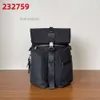 232759 Mens tumiis Designer Moda Backpack Backpack Tumiisbag Iniciais top nylist nylon impermeável