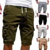 Jeans masculinos 2021 Mens shorts Cool Summer Solid Colors Múltiplos bolsos de corrida de haste solta meias plus size massl2405