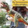 Inne zabawki 78 cm Dinosaur Model Zabawa Duże tyranozaurus Rex Cork Doll Velociraptor Park Park Shark Dinosaur World Childrens Toyl240502