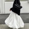Rokken mode casual beige ballon voor vrouwen lente hoge taille zwart 2024 trending faldas elegantes de mujer