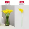 Fleurs décoratives couronnes nouvelles fleurs artificielles d'arrivée pu réalité touch 13 couleurs mini lis calla pour la décoration de mariage des fournitures de fête de fête