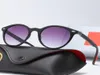 Klassische runde Sonnenbrille für Männer Frauen R4508 Designer Luxus Wayfarers Pilot fahren Mode Katze Augenspiegel Brillen Des LU6116733