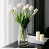Fleurs décoratives pulip simulation bouquet salon table table de salle à manger arrangement de fleurs décoration art