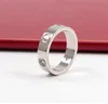 Designerring drei Diamantring Eternal Ring Titanium Stahlpaar Ringschmuck Schmuck