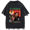 Męskie koszulki J Cole Graphic T-shirt Retro 90s Singer Hip Hop Extra duża letnia koszulka męska bawełna czarna koszulka 2405