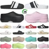 مصمم النعال Adifom Stan Smith Mule Chef أحذية للرجال منصة شبطة Slides Sandals Core Black Wonder