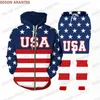 VS vlag heren zip hoodie joggers broek tracksuit american us print t-shirt/jas/sweatshirt hinderbroek combo aangepast S-7XL 240420