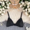 Zbiorniki damskie Bolenie spaghetti zbiornik zbiornikowy Kobiety Niski, jasny jedwabny kamizelka zawiesia solidne bez rękawów Summer Backless Camisole Sexy Dropship