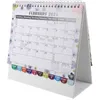 Kalender 2024 Bureau Pocket Agenda's kleine desktop flip voor maandelijkse ornament kantoorvoorraad decoratieve huis vrijstaande notitieblokken