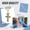 Colliers pendants Copper Personnalise Style Geometric Cross Collier Soulignez l'individualité Hip Hop