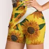 Kjolar solros tryck kjolblad och blommor y2k casual kvinnlig söt mini grafisk skortkläder födelsedagspresent