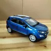 Original Die-Casting 1 18 Scale Ford EcoSport SUV Simulated Alloy Car Model Fan Series Home Decoration Metal Decoration 240506