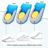 TPE Verhoogde Insole Hoogte Verhoog HALF SCHOENEN PAD MEN MEN VROUWEN SILICONE GEL ONIEUWE GROEISTE HOEL 1-3 cm liftzolen 240506