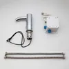 Waschbecken Wasserhähne Zappo Automatische Infrarotsensor Wasserhahn Wasser sparen Induktionale Elektrobeckenmischer kalte Touchslosenkapsel Silber