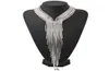Colliers pendants Choker Silver plaqué Collier et ethnique Femmes Boho Collier Power Bohemian Long Tassel Chaîne Maxi Fashion J2421651