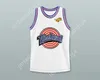 Özel Erkek Gençlik/Kids Porky Pig 8 Tune Squad Squad Basketball Forması Uzay Reçeli Yama Top Dikişli S-6XL