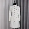 Damenanzüge Blazer Sets Frühling Herbst Winter Zwei PCs zwei Töner lässig Slim Woman Jackets Fashion Lady Office Anzug Taschen Geschäfte -3 -Mantel -3