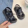 Sandals Girls 2023 Summer Boys Fashion Spect Sports Casual Sports Scarpe piccole e medie dimensioni Soft Sole Beach H240507