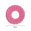 Toilet Seat Covers Winter Warmer Toilet Washable Soft Pad Seat Closes Tool Cover Lid Mat Cushion O-shape Toilet Seat Warmer Accessory Bathroom