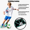 Voetbaltraining Mat voetstap trainingsmat duurzaam niet -slip opvouwbare kinderen volwassenen voetbal ball training indoor ourdoor apparatuur 240507