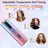 Curling Irons Automatyczne Curling Iron Bezpośrednie automatyczne Curler Portable Obracającego się stylistyki paska falowego, jak pokazano w ABS Q240506