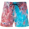 Shorts masculinos rabisco 3D shorts de praia impressos masculinos abstrato arte cool shorts de verão casual e confortável shorts shorts esportivos de natação Sportsl2405