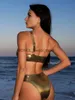 Swimwear pour femmes para praia 3d fleur coupée femme un morceau de maillot de bain monokini monokini mail de bain féminin nage de baignade h240507