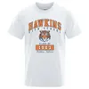 Hirts Hawkins High School Class 1983 T-shirt pour hommes drôle tissu tissu tissu t-shirt coton décontracté manches courtes respirantes J240506