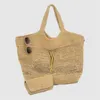 ICare Maxi Designer Bag Tas Tas Luxury Bag Dames Raffia's Staw Bag Hand Geborduurde strand Handtassen Sac Luxe schoudertassen Grote capaciteit TE051 H4