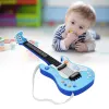 Guitar Kids Little Guitar avec des lumières rythmiques et sonne des instruments de musique éducatifs amusants jouet de guitare électrique pour les enfants pour les enfants