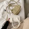 Shoulder Bags 2024 Fashion Ladies Messenger Small Square Bag Korean Version Simple Pure Color Handbag High Quality Leather Female