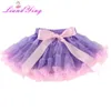 Tutu Kleid flauschiger Chiffon Pettiskirts Baby Mix Farben Tutu Röcke Mädchen Prinzessin Tanzparty Tüllrock Petticoat Großhandel D240507