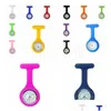 Autre fête des fêtes Promotion Cadeaux de Noël Colorf Nurse Brooch Fob TUNIC POCKE Watch Sile Er Watches Favor De570 Drop Del Dhjoj