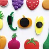 Ímãs de geladeira envio direto de fruta pvc fruta refrigerante adesivos para crianças cartoon educadoras wx