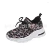 Casual Shoes 2024 Sneakers Women Vulcanized Female Platform Wedges Leopard Ladies for Tenis Feminino