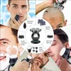 Shavers électriques Kit de toilettage à 7 lames Rasoir électrique pour les hommes tête rechargeable rasoir électrique corpore de la barbe de la barbe à rasage chauve y240503