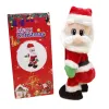 Miniatures Décoration de Noël Musical Hip Dancing Santa Claus Doll Toys Twerking Doll Party Christmas Home Gifts Ornements Cadeaux pour enfants