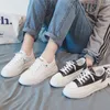 Casual Shoes Comemore Fashion Tennis Youth Girls Student Footwear Flat Spring Platform Sneakers Smiling Women White Thick Sole