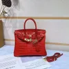 Spring Crocodile Girl Womens Berkkins Fashion Hand Large Bags Handbag Bag Totes Classic 2024 Shoulder Capacity Designer Held Totes Leather X942