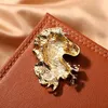 Brooches Trendy Personalized Animal Series Dripping Stripes Second-Hand Horse Head And Chest Versatile Temperament Jewelry