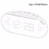 Clocks LED Alarm Clock Radio Digital AM/FM Radio Red With EU Plug Large LED Display Digital Radio Alarm Clock For Bedroom Bedside Desk