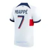 Mens tracksuit heren voetbal shirts s xl mbappe marquinhos o dembele hakimi vierde maillots de volwassenen en kindervoetbalshirt zaïre emery verratti derde thuis weg