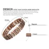 Bracelets en cuivre pur welmag pour homme bracelet magnétique vikothérapie arthrite chaîne de mains bijoux sains bijoux mâle croix de bracelet 240507