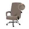 Krzesło obejmują solidne srebrne aksamitne przewodnicząca z zaawansowaną teksturą i minimalistycznymi krzesłem biurowym Okładka komputerowa