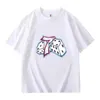 Herr t-shirts 2024 Summer T-shirt y2k retro kort hylsa extra stor casual mode personlig tryckt topp hip hop street kläder nya stylel2405