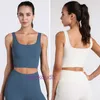 Мода LL Tops Sexy Women Yoga Sport Underwear 2024 Новая нить Nude Sports Bra Fitnes