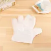 Перчатки одноразовые перчатки 100 шт. Прозрачная еда экологичная перчатка для кухонных приготовлений ресторан уборки пленки перчатки