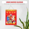 Kalender maanhangende kalender wandkalender planner 2024 decoratieve kalender hanger scheurt muur kalender planner 2024