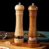 8 -calowy manualny drewniany pieprz szlifierski młyn pieprzowy z ceramicznym szlifowaniem dotkniętą szwagą przyprawy soltowa solna 240506
